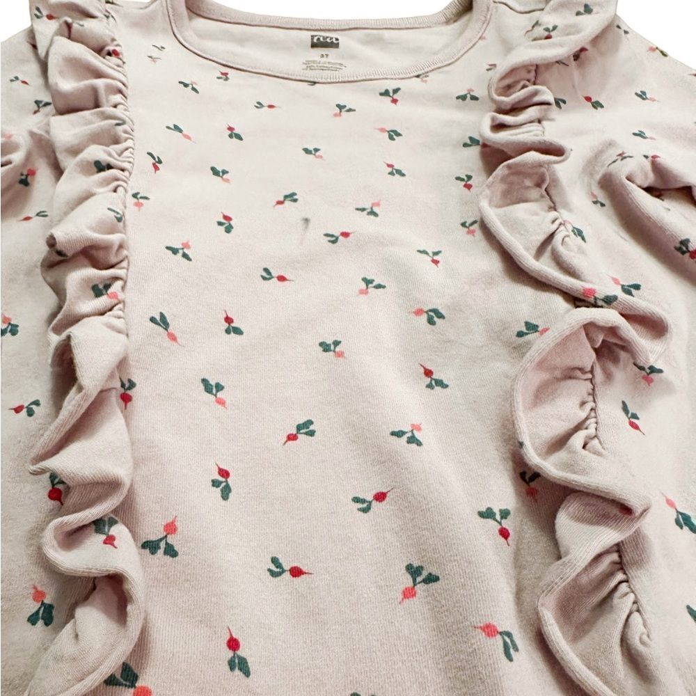 Tea Collection | Long Sleeve Ruffled Top (3T) - Picture 2 of 5
